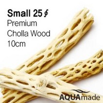 초야우드 small25 프리미엄 (소) 1개 / 굵기 2.5cm 길이 10cm / 새우 안시 플레코 / 아쿠아메이드