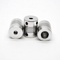 3D 프린터 부품 알루미늄 CNC 모터 턱 샤프트 커플러 5mm ~ 8mm 플렉시블 커플링 OD19 L25mm 2 개, 01 3 x 3