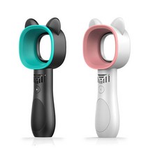 푸다스 에어캣 날개없는 휴대용 선풍기, 화이트