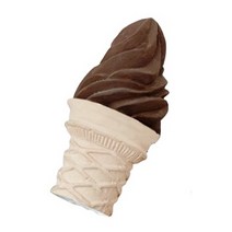 아이스크림 콘 수제 몰드 3D (자체제작) 캔들 비누 석고방향제 만들기 식품인증 실리콘틀