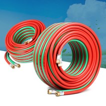 산소쌍줄 용접호스 용접기 산소줄 가스용품 절단기 내압 절단 고압, 산소쌍줄 5x20