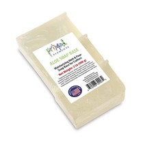 Primal Elements 알로에 비누 베이스 - 보습 멜트 앤 푸어 글리세린 비누 베이스 공예 및 비누 만들기용 비건 크루얼티프리 쉬운 절단 - 0.9kg(2파운드) 프, 2 Pound_Aloe Vera (Unscented)