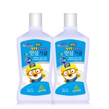 뽀로로 뽀로로는 치카친구 어린이안심가글(천연사과향)300ml X 2개, 300ml