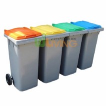 오너클랜 분리수거함(HDPE) (다용도함240L/일반형), 초록/종이팩류