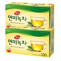 동서 현미녹차 티백 100T 2개, 동서 현미녹차 100T 2개