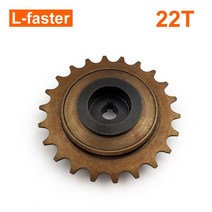 L-faster 모터 프리휠 스프로킷 마운트 MY1018 샤프트 용 메트릭 나사가있는 16T 플라이휠 기어 어댑터