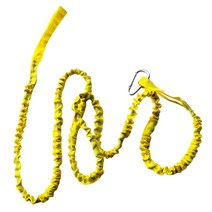 156cm Elastic Paddle Leash Bungee Rope Shock Cord & Clip for Canoe Kayak Fishing Water Sports, 01 Yellow