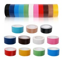 50mm 유광 면 테이프 천 테잎 빨강 노랑 초록 파랑 남색 갈색 흰색 핑크 하늘 검정, 분홍색