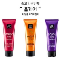 미쟝센 트리트먼트 3종류 거친모발 손상모 옵션 택1 홈케어 퍼펙트세럼 데미지케어 려린스, 데미지케어180ml, 본상품선택
