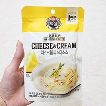 CJ 백설 치즈크림 파스타소스 140g x 3개, 단품, 단품