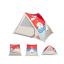 위블앤 위블앤 감성캠핑 34인용 휴대용 원터치 텐트 (6884507), 레드