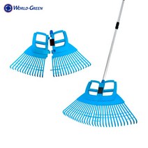 갈퀴 (초대형 스틸 낙엽청소 PVC 대나무), 03-3: 초대형콤비갈퀴+오리곤2단자루