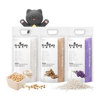 펫토리아 S한삽뚝딱 가는입자 고양이 두부모래 7L 정량 4.9kg 모음, 2.편백나무 4.9kg