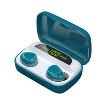 명품 운동용 이어폰크로스 보더 개인 모델 M10 블루투스 헤드셋 진정한 무선 Tws5.1 미니 터치 스포츠 방수, 01 Green, 01 Green