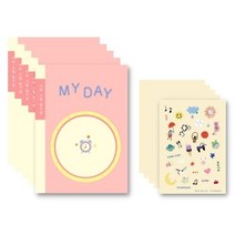 키즈바인더 초등학교 그림일기장 + 스티커 B5, 10개입, 5개