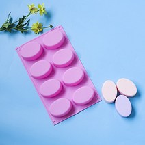 실리콘 타원형 몰드 석고방향제 비누 초콜릿 레진 양초, 타원