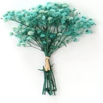 부케돔 미니 건조 아기 숨결 아이보리 흰색 꽃다발 헤어 웨딩 테이블 홈 크리스마스 가을, 14.Light blue - 70g