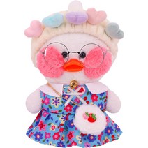 PKTOYS DIY 귀여운 예쁘다 오가닉 애착 오리 인형옷 만들기, NQ11, 30cm