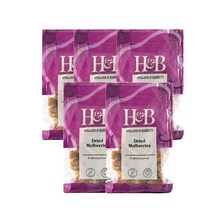 홀랜드앤바랫 말린 뽕나무 75g Holland & Barrett Dried Mulberries, 5팩