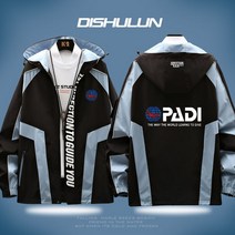 padi 바람막이 자켓 다이빙 스쿠버 프리 다이버
