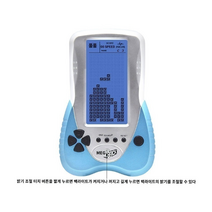 휴대용 미니 오락기 문방구 테트리스 게임기, 레드