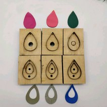 디자이너 가죽 공예 템플릿 귀 반지 장식 peacook 깃털 죽을 절단 칼 금형 손 기계 펀치 도구, [05] E design