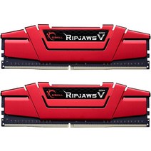 G.SKILL 16GB 2 x 8GB Ripjaws V 시리즈 DDR4 PC4-19200 2400MHz 인텔 X299 Z270 Z170 X99 플랫폼 데스크탑 메모리 모델 F4-2
