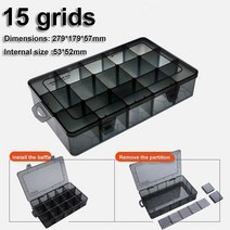 소형 공구 함 하드 철제 케이스 박스 연장 가방차고 보관 드릴 나사 비트 작은 물건 도구 자석 그릇 정리