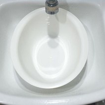 욕실대야 타원형 소형 세숫 빨래 손빨래 세숫바가지 세면대용 용, 단품