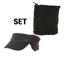 밀레MILLET 썬캡 넥게이터 세트 MPMWC521_P315483126, O/WHITE(A0)/FRE