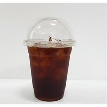 커피바바 92파이 14온스 아이스컵 + 돔뚜껑 세트, 3개, 100개입