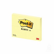 EBK144720포스트잇 노트 653 노랑 4패드, 수량본상품선택, 상세페이지 참조