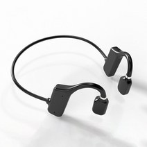 골전도 무선 Bluetooth 이어폰 노이즈캔슬링헤드폰 블루투스5.2/소리 누설 방지/방수사양/오래감/통신거리10M/Hifi고음질/경량 설계/자동 페어링, 레드*1 + 블랙*1
