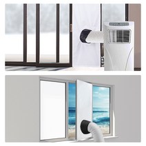 이동식에어컨 캠핑에어컨 간이 미니 휴대용 에어컨 및 텀블 건조기용 2M/3M 범용 윈도우 씰 실링 키트, 01 3M