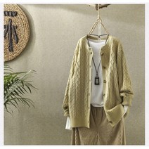 파스텔톤 봄바람살랑 꽈배기 가디건 스쿨갬성 캠퍼스룩 니트가디건 레트로 파스텔톤 꾸안꾸