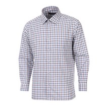 로베르타디까메리노 남성용 CP 체크 아이보리 일반핏 긴소매 셔츠 RL3-202-5