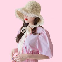 여름 연예인 밀짚 라피아 레이스 리본 보넷 벙거지 모자 여름모자 여성모자 밀집모자 신상모자 물결모자 플로피햇 턱끈모자 왕골모자 파나마햇 해변모자 러블리모자 공블리모자 버킷햇 레이스모자 레이스밀짚모자 바캉스모자 바캉스햇 비치모자