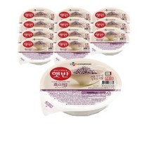 햇반 흑미밥, 210g, 25개