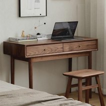 고정 강의실 맞춤 제작 원목 침실 화장대 의자 체리호두 색 다용도 소형 컴퓨터, 01 뉴질랜드 소나무와 호두나무 90길이, 01 복장을 갖추다