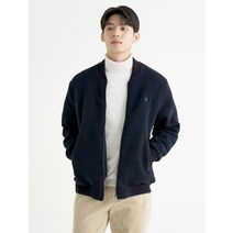 BEAN POLE 네이비 보아 플리스 점퍼