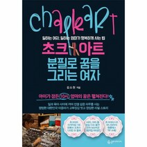 초크아트 분필로 꿈을 그리는 여자, 상세페이지 참조, 상세페이지 참조