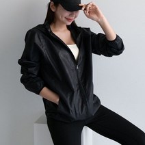 핫템퀸 (오늘GO) 여성 여자 레이디 후드 파우치 등산 조깅 트레이닝 바람막이 자켓 점퍼