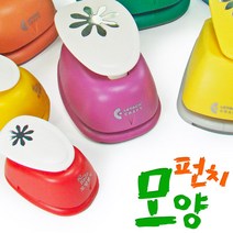 포코스 모양펀치 R-25 25mm 45종/테두리펀치/꾸미기펀치/원형펀치/코너펀치/포코스펀치, 394 벚꽃 (25mm)