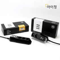 고용량 멀티탭 에어컨 건조기 대용량 멀티 콘센트 고전력 고전압, 상세설명 참조, 002_블랙 고용량 배선차단 3구 5m