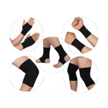 휘강스토리 헬스 스포츠 운동 보호대 5종 세트 남여공용, 그레이5종