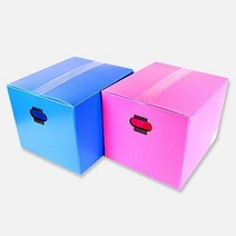 BUyuS이사박스 피피박스 소 플라스틱 단프라굿딜 브이숍, 핑크