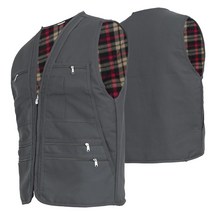 늑대와여우 국내제작 남성 겨울 작업복조끼 등산조끼 현장조끼 작업복상의 기모조끼 낚시조끼 단체복 빅사이즈 멀티포켓 다용도조끼