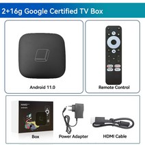 UBISHENG 안드로이드 11 TV 박스 하코 프로 구글 인증 2 + 16GB RAM 4K 넷플릭스 HD 스트리밍 미디어 플레, 01 Hako Pro_02 Eu 플러그