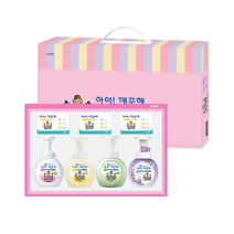 아이깨끗해 종합선물세트 손세정제 250ml 4종+비누 3개