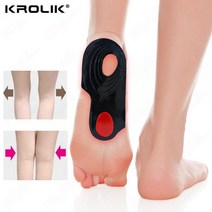 평발깔창 평발교정 무지외반증 교정깔창 아치패드 Ox Leg Orthotics Cubitus Varus Half Flat Foot Insole 신발용 정형 깔창 발바닥 근막염을위한, S EU 33-37